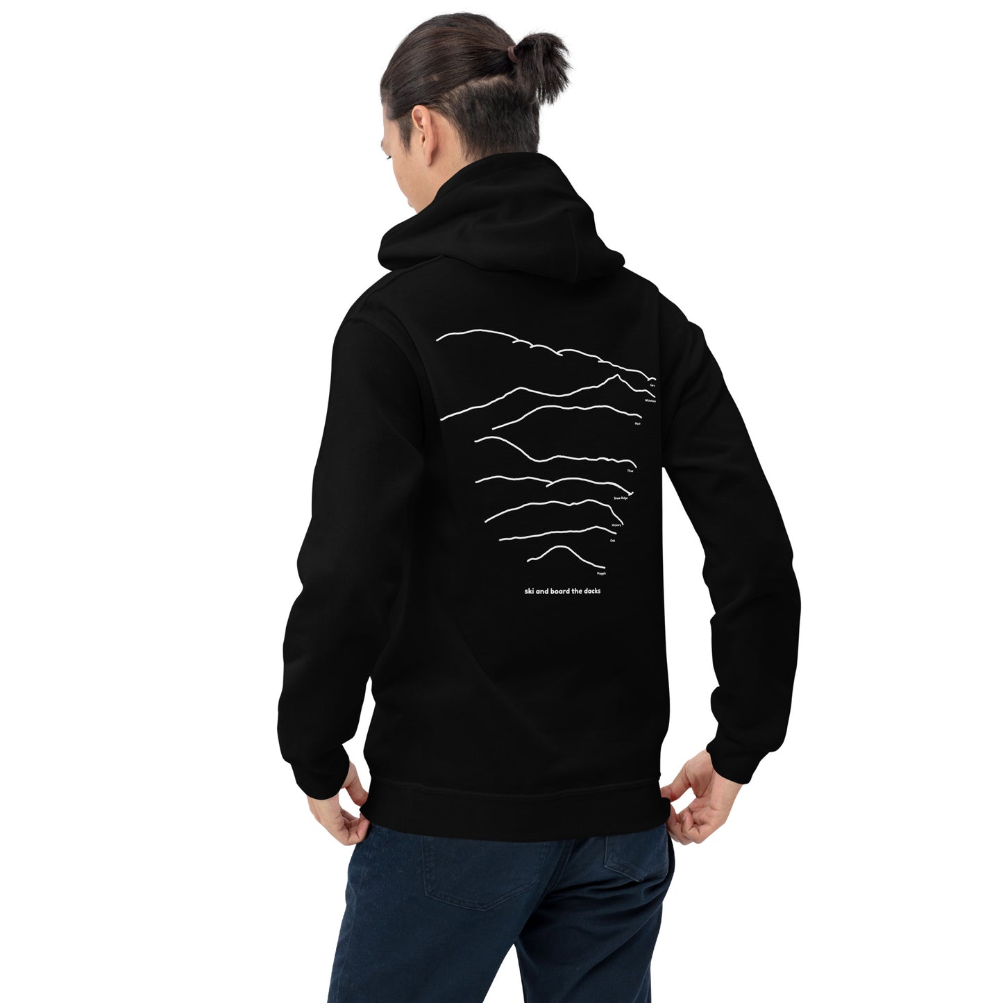 ski mountains of all sizes hoodie