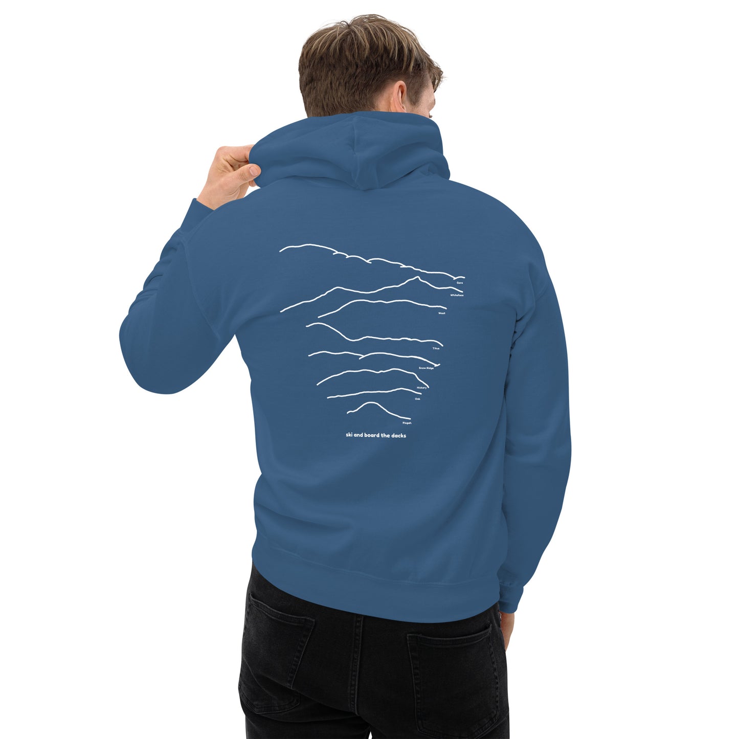 ski mountains of all sizes hoodie