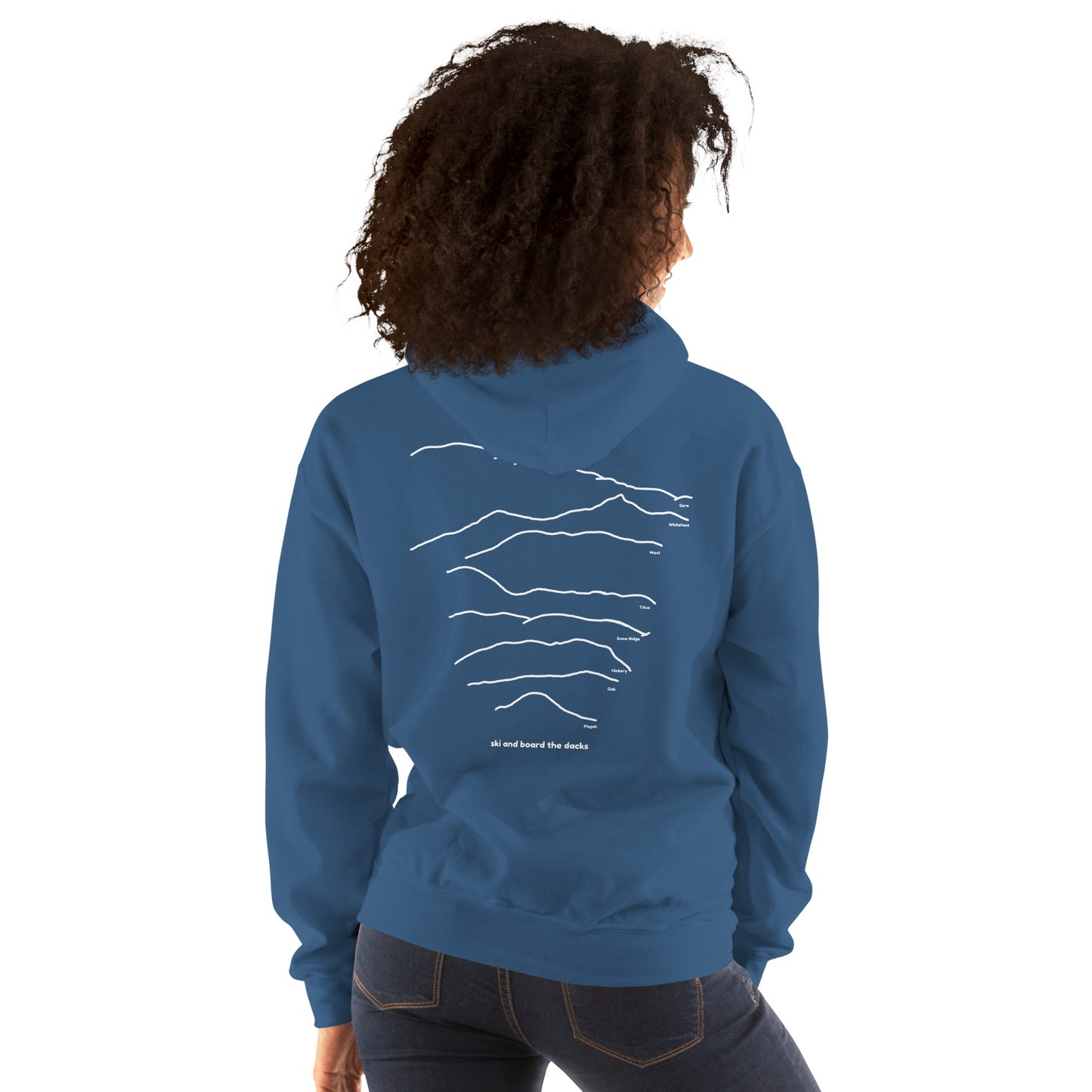 ski mountains of all sizes hoodie