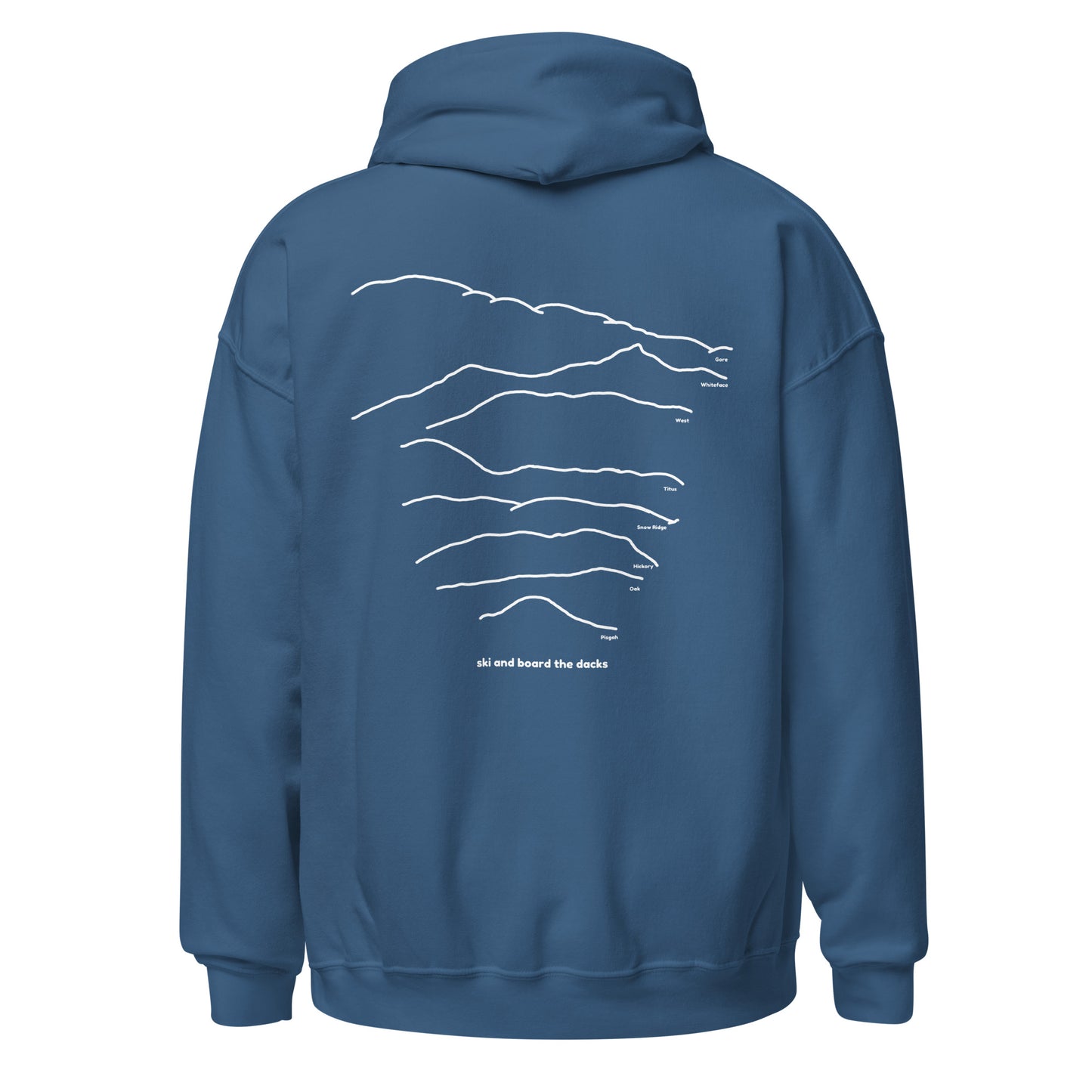 ski mountains of all sizes hoodie